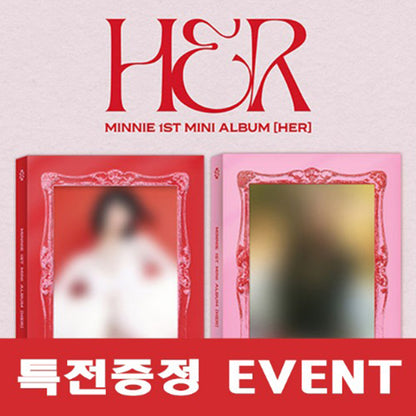 MINNIE((G)-IDLE) 1st Mini Album [HER] (+Online Benefit)