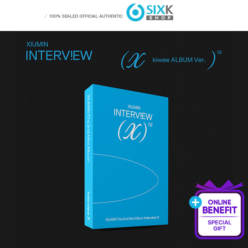 EXO XIUMIN The 2nd Mini Album [Interview X] Kiwee Ver. (Platform Ver.)(+Online Benefit)