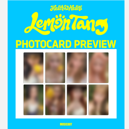 Hearts2Hearts - The 2nd Mini Album [Lemon Tang] Photobook Ver. (Online Benefit)