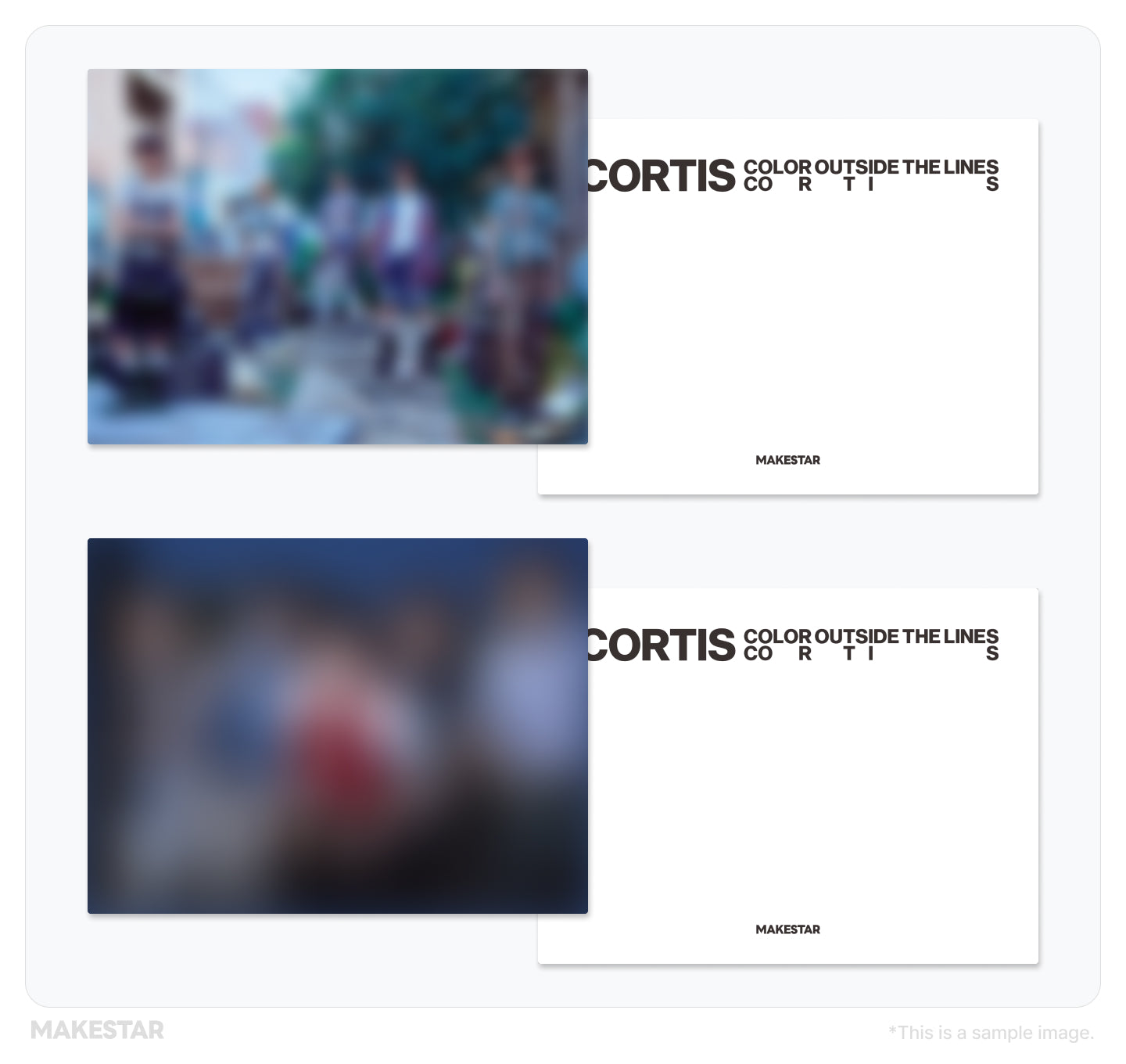 Big Hit New Group CORTIS Mini 1st Album [COLOR OUTSIDE THE LINES] Weverse Albums Ver.(Online Benefit)