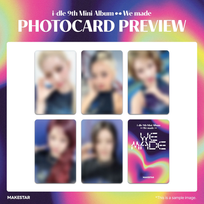 i-dle - 9th Mini Album [We Made] POCAALBUM Ver.(Online Benefit)