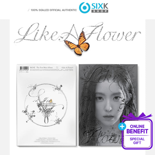 IRENE - The 1st Mini Album [Like A Flower] (Photo Book Ver.) (Online Benefit)