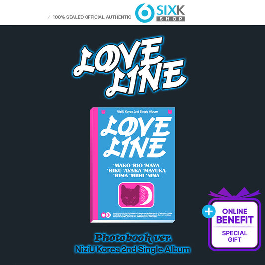 NIZIU SINGLE 2ND ALBUM [LOVE LINE] (Photobook ver.)(+Online Benefit)