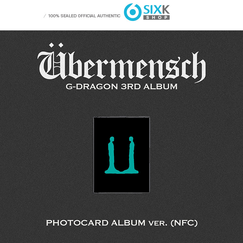 G-DRAGON 3RD ALBUM [Übermensch] PHOTOCARD ALBUM ver. (+Online Benefit)