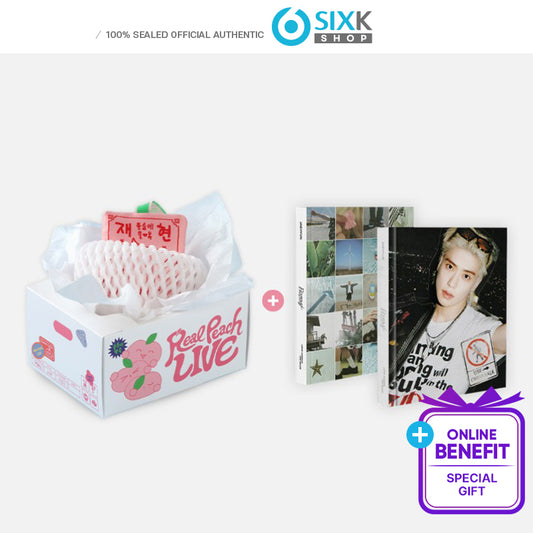 JAEHYUN - THE 1st Photobook [ FROM J : LOVE ACROSS THE MILES] + Real Peach LIVE [DIGITAL CODE](+Online Benefit)