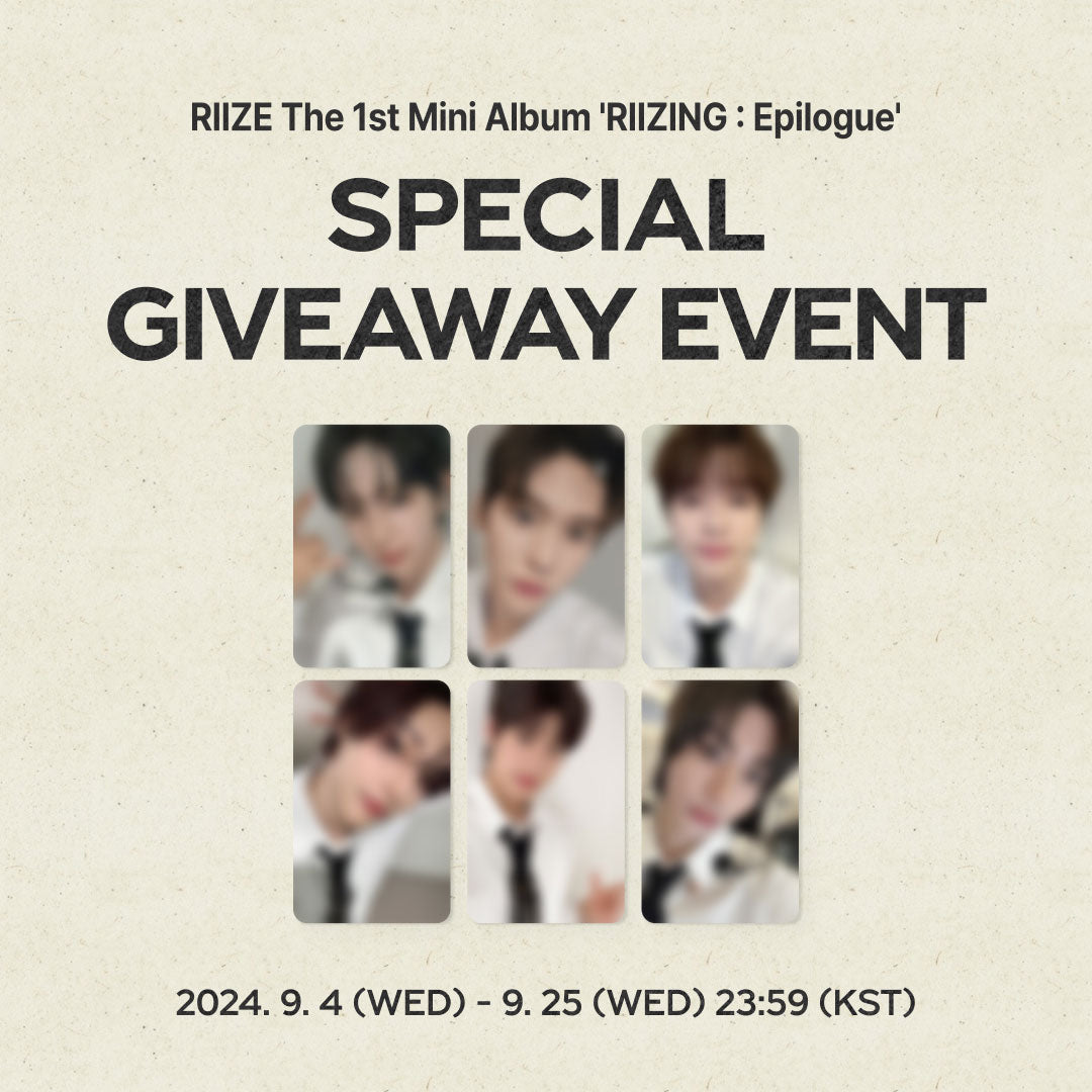 RIIZE 1st Mini Album [RIIZING : Epilogue] (Photobook / +Online Benefit)