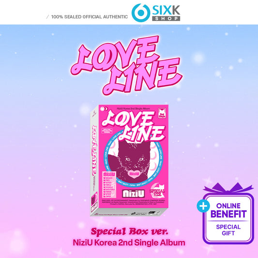 NIZIU SINGLE 2ND ALBUM [LOVE LINE] (Special box ver.)(+Online Benefit)