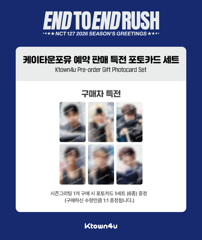 2026 SM ARTIST SEASON’S GREETINGS NCT 127 (Online Benefit)