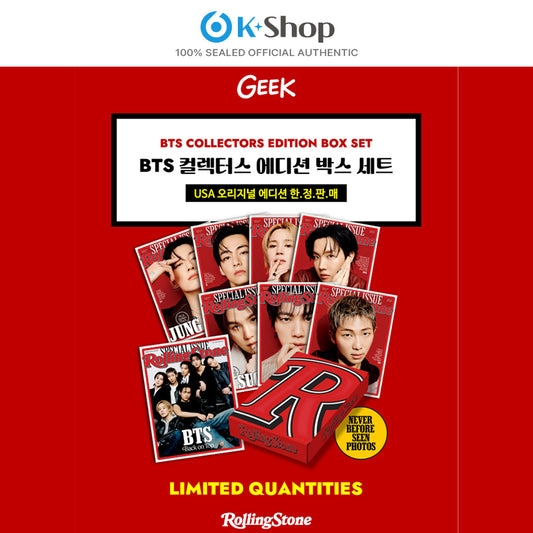 BTS COLLECTORS EDITION BOX SET (LIMITED QUANTITIES RollingStone)
