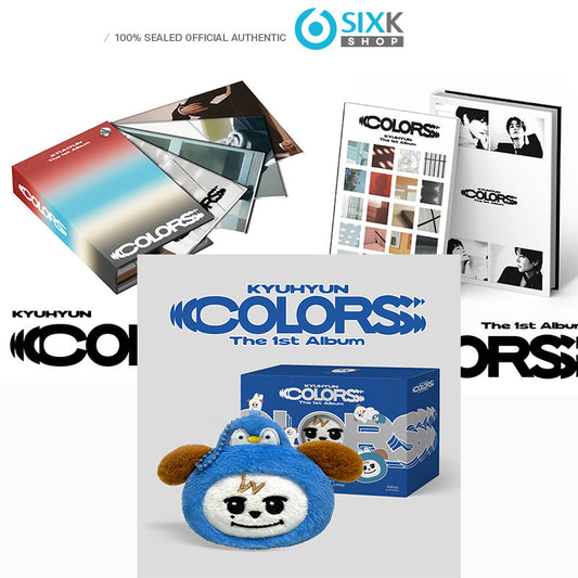 KYUHYUN The 1st Album [COLORS](Photo Book + Color Swatch Book + KYUMAE(NEMO))