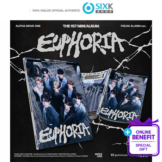ALPHA DRIVE ONE - THE 1ST MINI ALBUM [EUPHORIA] FREAK ALARM ver.(Online Benefit)