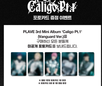 PLAVE 3rd Mini Album [Caligo Pt.1] (VANGUARD ver) (+Online Benefit)