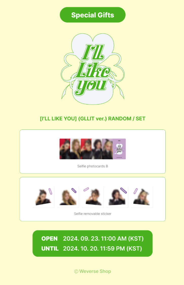 ILLIT 2nd Mini Album [I'LL LIKE YOU] (GLLIT /+Online Benefit)