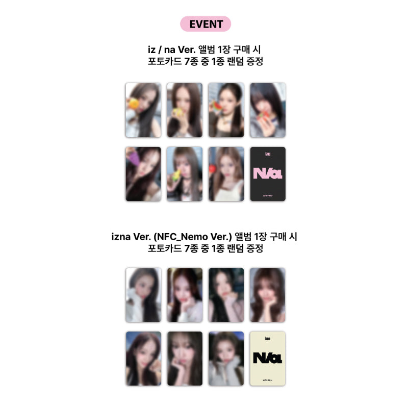 IZNA The First Mini Album N/a [izna Ver.] (NFC_Nemo Ver.)(+LUCKY DRAW)