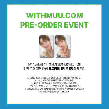 ONEW 4TH MINI ALBUM [CONNECTION] (Photobook Ver.)