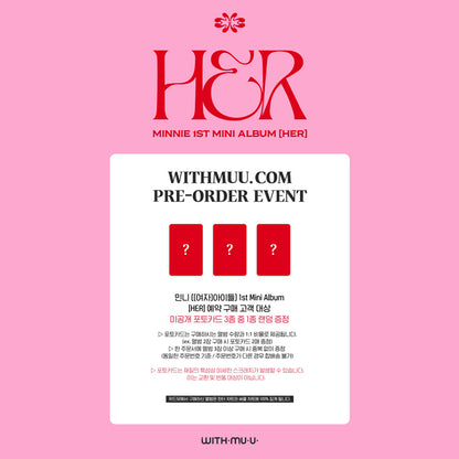 MINNIE((G)-IDLE) 1st Mini Album [HER] (+Online Benefit)