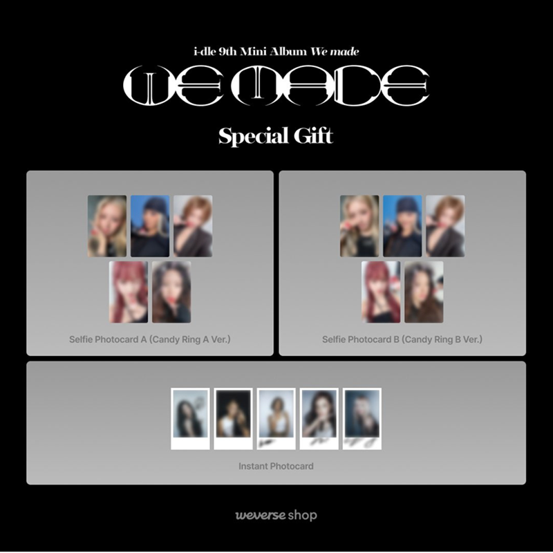 i-dle - 9th Mini Album [We Made] Mono Ver. (Online Benefit)(FIRST PRESS ONLY [END])