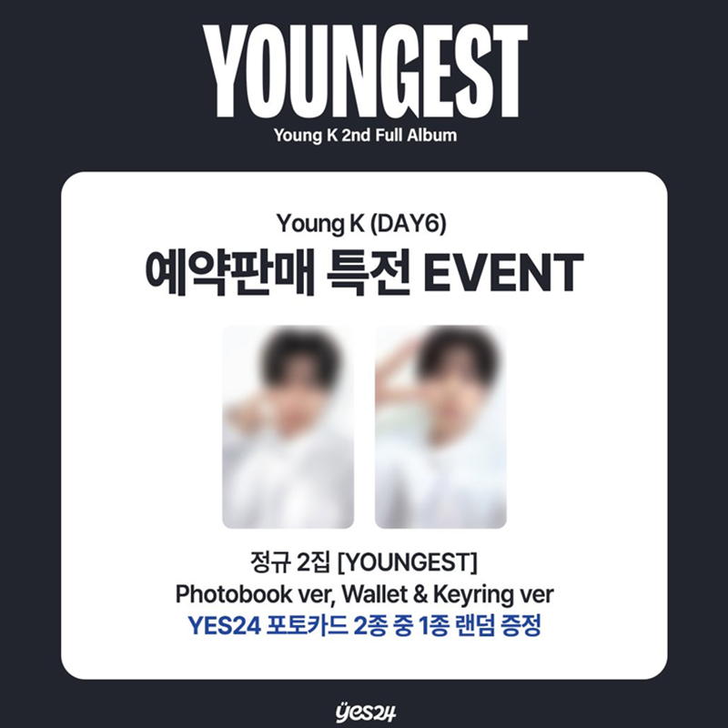 Young K (DAY6) – THE 2ND FULL ALBUM [YOUNGEST] Photobook Ver. (Online Benefit)